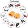 YAODHAOD 10 Pairs XT60 Connectors, XT-60 Male Female Bullet Connectors for Lipo Battery RC Planes Cars (10 Female + 10 Male) view 3