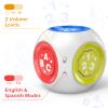 Talkfun Educational Toys for 1 Year Old Boy Girl, Learning Cube Musical Baby Toy 6-12-18 Month, Bilingual Birthday Gift for 1 Year Old Boy Girl view 2