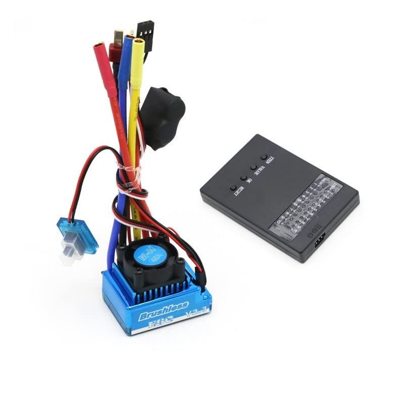 RC Helicopter Accessories For 1/8 1/10 1/12 RC Car Crawler RC Boat Part Waterproof 45A 60A 80A 120A Brushless ESC Electric Speed Controller Dust-proof for 1/8 1/10 1/12 RC Car Crawler RC Boat Part Rep