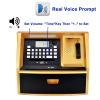 ATM Savings Bank with Debit Card, Electronic Piggy Bank for Real Money, Coin Recognition, Targets Setting, Password Login, Voice Prompt, Great Gift for Boys Girls (Golden/Black) view 4