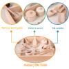 Montessori Sensory Bin Tools Toy with Wooden Box for Toddlers, Pretend Play Dish Toys Wooden Bowls Scoop Tongs Transfer Work Pouring Set, Kids Fine Motor Skills Development view 2