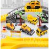 234 Pcs Engineering Rail Car,Construction Race Tracks for Kids Toys, 2 Electric Toy Cars,3 Construction Cars, DIY Collage Flexible Track Toys Set, Kids Gifts for 3-8 Year Old Boys and Girls Toy view 3