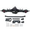 RCHUBAM CNC Metal Front Axle Set with Servo Base for 1/10 Axial SCX10 RC Crawler Car (Front) view 1