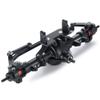RCHUBAM CNC Metal Front Axle Set with Servo Base for 1/10 Axial SCX10 RC Crawler Car (Front) view 3