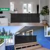 110 Inch Extra Wide Baby Gate for Large Openings, Retractable Gate Outdoor Retractable Dog Gate Indoor Extra Long Dog Gates for Doorways Large Pet Gate for Stairs, Long Gates for Kids or Pets, Black view 2