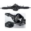 RCHUBAM CNC Metal Rear Axle Set with Servo Base for 1/10 Axial SCX10 RC Crawler Car (Rear) view 3