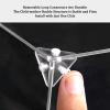 WIGING Clear Acrylic Display Box, 2mm Thick Plate Display Case with Black Base, Easy to Install Boat Model Showcase for Collectibles Toys Jewelry Organizer view 3
