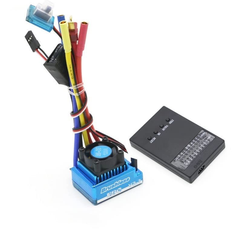 RC Helicopter Accessories For 1/8 1/10 1/12 RC Car Crawler RC Boat Part Waterproof 45A 60A 80A 120A Brushless ESC Electric Speed Controller Dust-proof for 1/8 1/10 1/12 RC Car Crawler RC Boat Part Rep