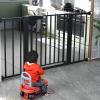 Pressure Mounted Security Gate,Stair Gates for Baby and Dogs,Extendable Safety Gate,Auto Close Extra Wide Hallway Gate,with Extension Widths,Ideal for Kids and Pets (76.8-79.5in) view 1