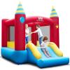 BOUNTECH Inflatable Bounce House, Bouncy House for Kids 3-10 Indoor Outdoor Family Fun with Large Jumping Area, Slide, Portable Backyard Mini Bounce House for Toddler Boys Girls Birthday Party Gifts view 1