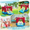 BOUNTECH Inflatable Bounce House, Bouncy House for Kids 3-10 Indoor Outdoor Family with Large Jumping Area, Slide, 480w Blower, Mini Bounce House for Toddler Boys Girls Birthday Backyard Party Gifts view 2