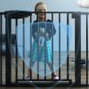 Pressure Mounted Security Gate,Stair Gates for Baby and Dogs,Extendable Safety Gate,Auto Close Extra Wide Hallway Gate,with Extension Widths,Ideal for Kids and Pets (85-87.8in) view 2