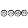 Gazechimp 4pcs 40mm Wheel Rims Rubber Tyres for RC Car DIY Kits Spare Parts view 3
