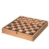 American Art Decor Wood Chess & Checkers Board Game Set with Drawer Tabletop Decor - 16" x 16" x 2.5" view 3