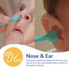 Dr. Talbots Baby Safe Nose and Ear Cleaner Set with Hygienic Travel Case, Gentle Dual-Ended Easy Mucus and Wax Remover Tool, 2 Pack, Neutral Colors view 2
