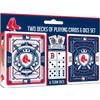 Baby Fanatics Brs3230: Boston Red Sox 2-Pack Playing Cards & Dice Set view 1