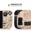Design Skinz - Compatible with Steam Deck - Skin Decal Protective Scratch-Resistant Removable Vinyl Wrap Cover - The Vintage Paris Overview Map view 2