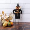 Primitives by Kathy Eek Pumpkin Witch Collectible Doll Black 5.50" x 17" x 3.25" view 2