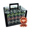 600pcs 13.5G Las Vegas Casino Poker Chips Set with Heavy Duty Acrylic Case & Chips Trays view 1