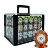 600pcs 13.5G Monte Carlo Poker Club Poker Chips Set with Heavy Duty Acrylic Case & Chips Trays view 1