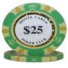 600pcs 13.5G Monte Carlo Poker Club Poker Chips Set with Heavy Duty Acrylic Case & Chips Trays view 4