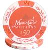 600PCS 13.5G Monte Carlo Millions Poker Chips Set with Heavy Duty Acrylic Case & Chips Trays view 4