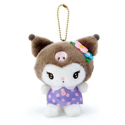 Sanrio 489913 Kuromi Mascot Holder, Kuromi, Sanrio Retro Room Design Series, Character, 4.1 x 2.2 x 4.3 inches (10.5 x 5.5 x 11 cm)