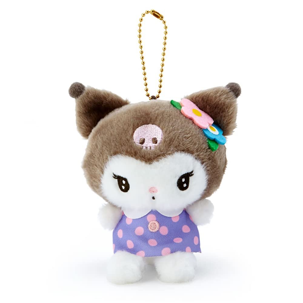 Sanrio 489913 Kuromi Mascot Holder, Kuromi, Sanrio Retro Room Design Series, Character, 4.1 x 2.2 x 4.3 inches (10.5 x 5.5 x 11 cm)