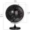 World Globe 32cm Large Transparent Celestial Black With Lighting Earth Lamp Constellation World Globe view 2