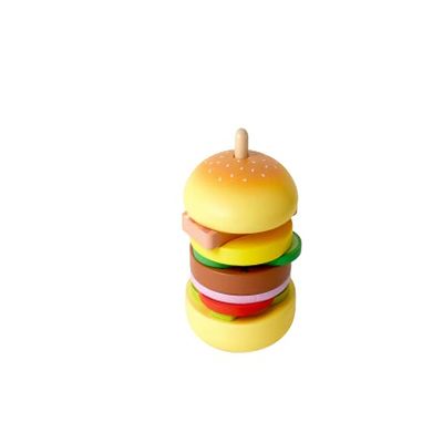 The Original Toy Company My Stacking Burger Wooden Stacking Toy