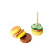 The Original Toy Company My Stacking Burger Wooden Stacking Toy view 2