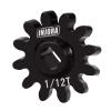 INJORA Underdrive Gears Differential Axle Steel Gears 1/12T Steel Worm Gears Upgrade Parts for AX24 SCX24 C10 JLU Gladiator Bronco Deadbolt Axial 1/24 RC Crawler Car view 2