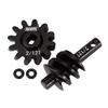 INJORA Overdrive Differential Axle Steel Gears 2/12T Steel Worm Gears Upgrade Parts for AX24 SCX24 C10 JLU Gladiator Bronco Deadbolt Axial 1/24 RC Crawler Car view 1