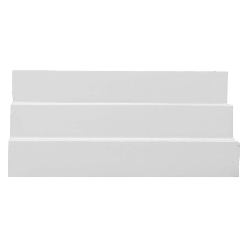 Keenso 1:12 Dollhouse Miniature Simulated Doorstep Stair DIY Mini Model Toy Accessory White Doll House