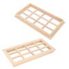 112 Dollhouse Mini Furniture Miniature Model Wooden 12 Pane Window DIY Accessories view 3