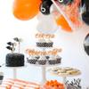24 PCS Pumpkin 1st Birthday Cupcake Toppers Glitter Fall Theme First Birthday Cupcake Picks Pumpkin One Cake Decorations for Baby Shower Kids 1st Birthday Party Supplies Orange view 3