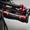 Aluminum 7075-T6+Stainless Steel Adjustable Front Steering Tie Rod For Traxxas 1/8 4WD Sledge Monster Truck 95076-4 - Red view 2
