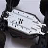 Aluminum 7075-T6 Chassis Protection Plate For Traxxas 1/8 4WD Sledge Monster Truck 95076-4 - 1Pc Set Silver view 3