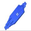 Aluminum 7075-T6 Chassis Protection Plate For Traxxas 1/8 4WD Sledge Monster Truck 95076-4 - 1Pc Set Blue view 2