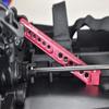 GPM for Arrma 1/7 Limitless V2 Speed Bash Roller-ARA7116V2 Upgrade Parts Aluminum 7075-T6 Rear Chassis Brace - 1Pc Set Red view 3
