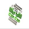Aluminum Rear Adjustable Shock Mount For 1/5 Traxxas X Maxx 6S - 1 Set Green view 1