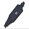 Aluminum 7075-T6 Chassis Protection Plate For Traxxas 1/8 4WD Sledge Monster Truck 95076-4 - 1Pc Set Black view 2