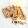 AAPIE Twenty-six English Wooden Letter Piggy Bank Unbreakable Money Bank Home Decor Ornaments Personalized Transparent Money Box Decorative view 3