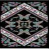 Benartex Alluring Butterflies by Anne Lauer 13305M 12 Black 24" Kaleidoscope Panel w/Metallic view 1