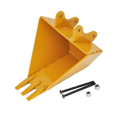 Upgrade Huina Full Metal Excavator Bucket Ripper Winch Fork Lift Kit for Huina 550/580/592/593/594 RC Excavator DIY Parts - (Color: Bucket 09)
