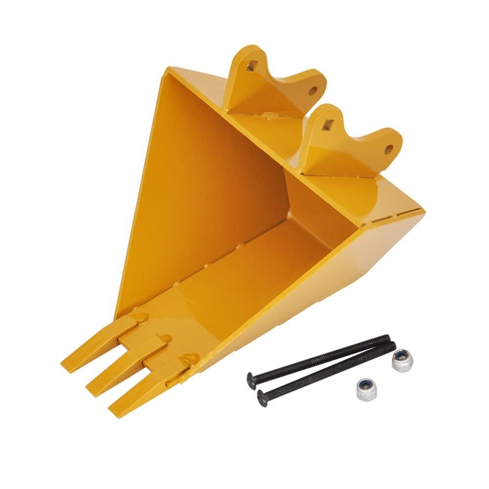 Upgrade Huina Metal Bucket Ripper Winch for HUINA 550 580 592 593 594 Remote Control Excavator - (Color: Bucket 08)