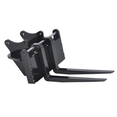 Upgrade Huina Full Metal Excavator Bucket Ripper Winch Fork Lift Kit for Huina 550/580/592/593/594 RC Excavator DIY Parts - (Color: Fork Lift Kit)