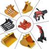 Upgrade Huina Metal Bucket Ripper Winch for HUINA 550 580 592 593 594 Remote Control Excavator - (Color: Bucket 07) view 2