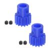 HARFINGTON 2pcs Spur Gear 5mm Bore Pinion Gear 15T Mod 1 Plastic Motor Gear for RC Car Replacement Parts Accessories Electric Grinder Gearbox Reduction Gear Gear Reducer view 1