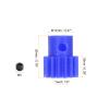 HARFINGTON 2pcs Spur Gear 5mm Bore Pinion Gear 15T Mod 1 Plastic Motor Gear for RC Car Replacement Parts Accessories Electric Grinder Gearbox Reduction Gear Gear Reducer view 2